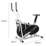 Powertrain 2-in-1 Elliptical Cross Trainer and Exercise Bike - Top-Down View