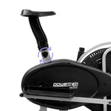 Powertrain 2-in-1 Elliptical Cross Trainer and Exercise Bike - 45-Degree Angle