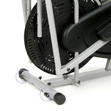 Powertrain 2-in-1 Elliptical Cross Trainer and Exercise Bike - Rear View