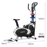 Powertrain 6-in-1 Elliptical Cross Trainer Bike with Weights and Twist Disc - Extra Image