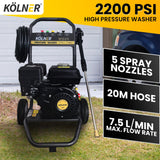 Kolner LT-712 High Pressure Washer 2200PSI 7.5LPM - Extra Image