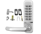 Keyless Mechanical Push Button Security Door Lock System