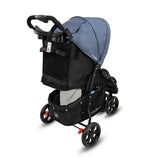 Veebee Navigator Stroller 3-wheel Pram For Newborns To Toddlers - Glacier