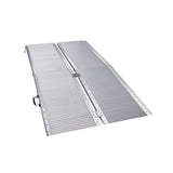 Rigg Aluminium Portable Non-slip Wheelchair Ramp 4ft - Silver - 45-Degree Angle