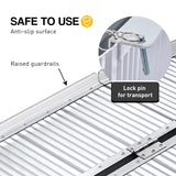 Rigg Aluminium Portable Non-slip Wheelchair Ramp 4ft - Silver - Extra Image