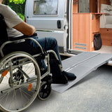 Rigg Aluminium Portable Non-slip Wheelchair Ramp 4ft - Silver - Extra Image