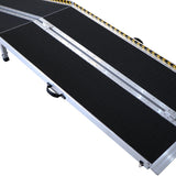 Kartrite Aluminium Wheelchair Ramp With Leg Support - 10ft - Rear View