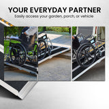 Rigg High-grip Aluminium Portable Wheelchair Ramp 4ft - Extra Image