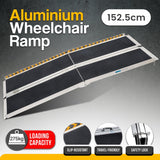 Rigg Aluminium Portable Wheelchair Ramp High-grip R03-5ft - Side View