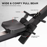 Powertrain Air Rowing Machine Resistance Rower for Home Gym Cardio - Close-Up Angle