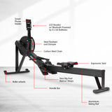 Powertrain Air Rowing Machine Resistance Rower for Home Gym Cardio - Low Angle