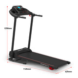 Powertrain K100 Electric Treadmill Foldable Home Gym Cardio - Rear View