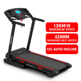 Powertrain K200 Electric Treadmill Folding Home Gym Running  Machine - Front View