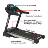 Powertrain K2000 Treadmill w/ Fan & Auto Incline Speed 22km/h - Front View