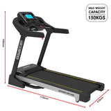 Powertrain K2000 Treadmill w/ Fan & Auto Incline Speed 22km/h - Low Angle