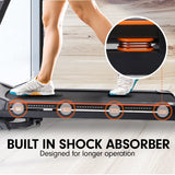 Powertrain V100 Foldable Treadmill Auto Incline Home Gym Cardio - Rear View