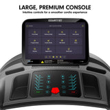 Powertrain V1100 Treadmill with Wifi Touch Screen & Incline - Rear View