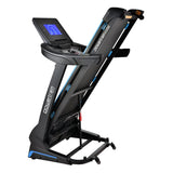 Powertrain V1200 Treadmill with Shock-Absorbing System - Side View