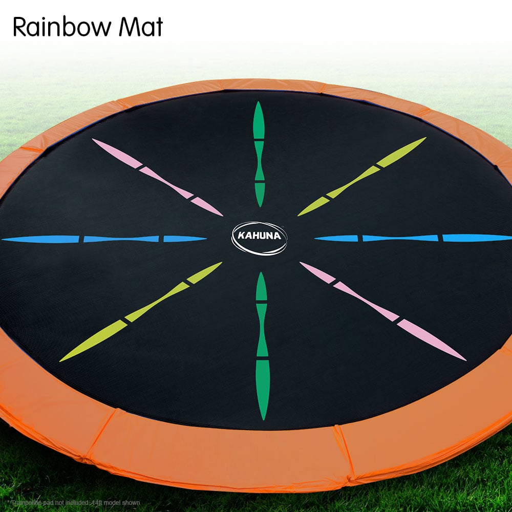 Kahuna 10ft Trampoline Replacement Spring Mat - Rainbow