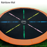 Kahuna 16ft Trampoline Replacement Spring Mat - Rainbow