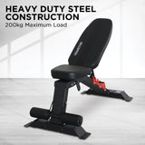 Powertrain Home Gym Adjustable Dumbbell Bench - Side View