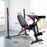 Powertrain Adjustable Weight Bench Home Gym Bench Press - 301 - Close-Up Angle