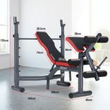 Powertrain Adjustable Weight Bench Home Gym Bench Press - 302 - Close-Up Angle