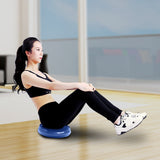 Powertrain Yoga Stability Disc Home Gym Pilates Balance Trainer - Blue - Side View