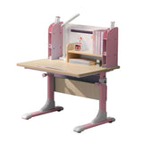 80cm Height Adjustable Children Kids Ergonomic Study Desk Only Pink