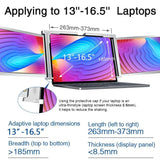 11.6 Inch FOPO Triple Portable Monitor 1080P FHD IPS Triple Monitor Laptop Screen Extender