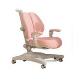 Solid Rubber Wood Height Adjustable Children Kids Ergonomic Pink Study Desk Chair 120cm AU