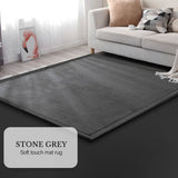 Soft Touch Ultra Plush Memory Foam Tatami Stone Grey Mat - 200 X 300 CM