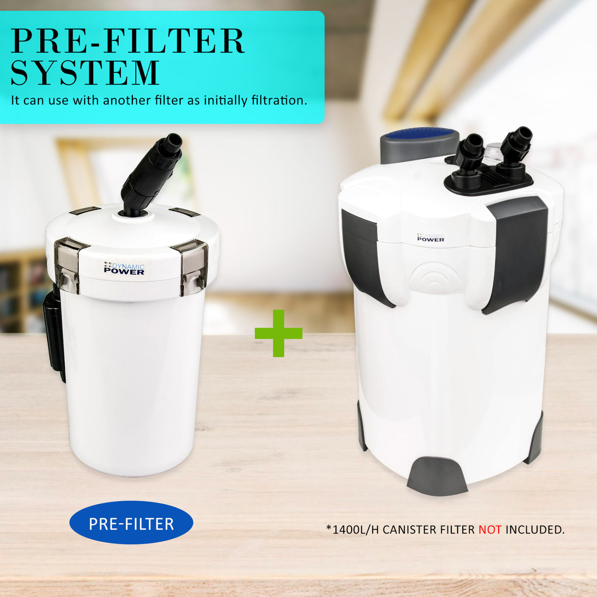 Dynamic Power 400L/H External Aquarium Canister Filter