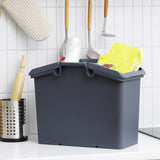 2 Set Stackable Multipurpose Laundry Basket Dark Grey