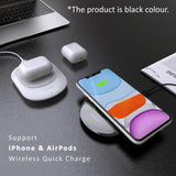 Sansai Qi-Certified Fast Wireless Charging Pad