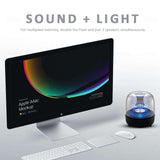 Portable LED Bluetooth Speaker with TWS Stereo, FM Radio, and USB/TF/AUX Connectivity