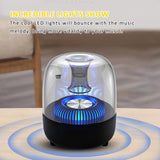 Dual LED Bluetooth Speaker Set - Portable Rechargeable TWS Stereo with FM/USB/TF/AUX