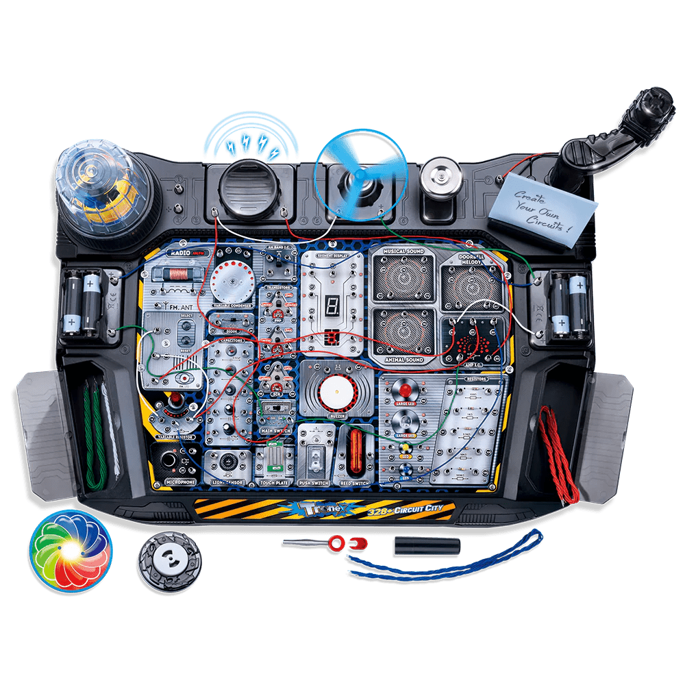 Tronex 328+ Advanced Electronics Learning Kit for Kids - Interactive STEM Circuit Board Toy