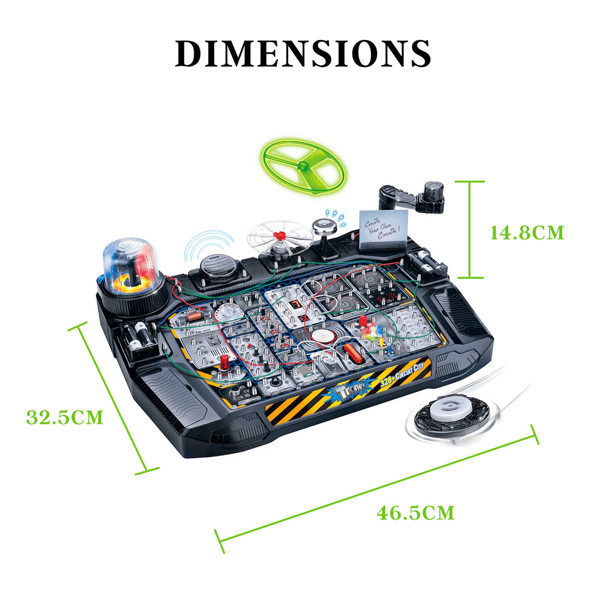 Tronex 328+ Advanced Electronics Learning Kit for Kids - Interactive STEM Circuit Board Toy