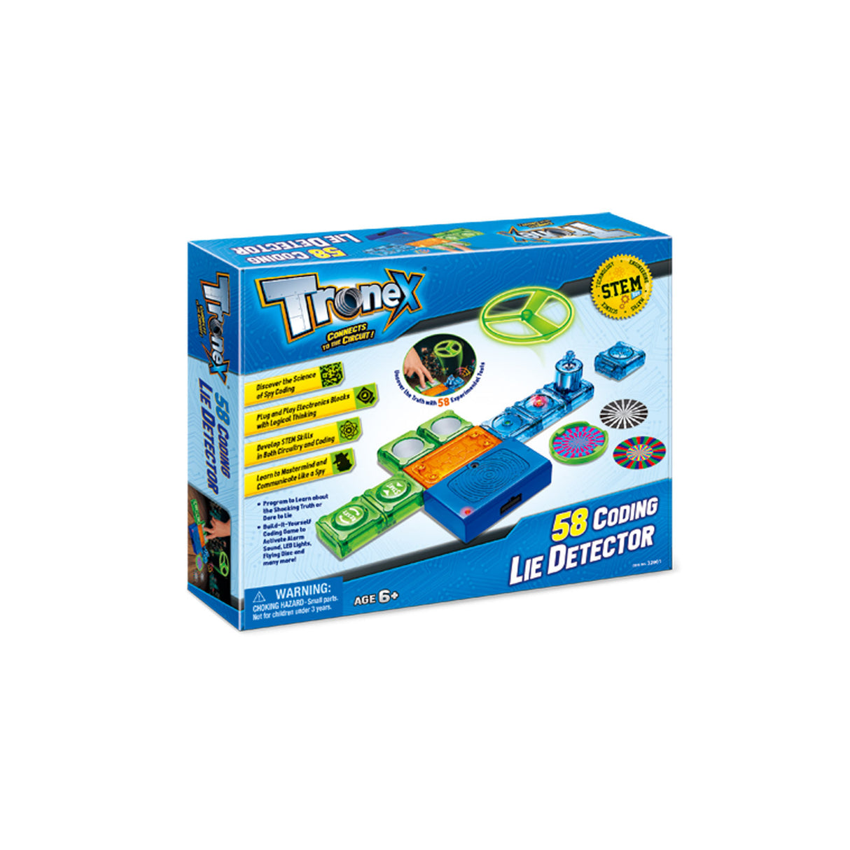 Tronex 58 Coding Lie Detector STEM Toy Build Your Own Learning Kit