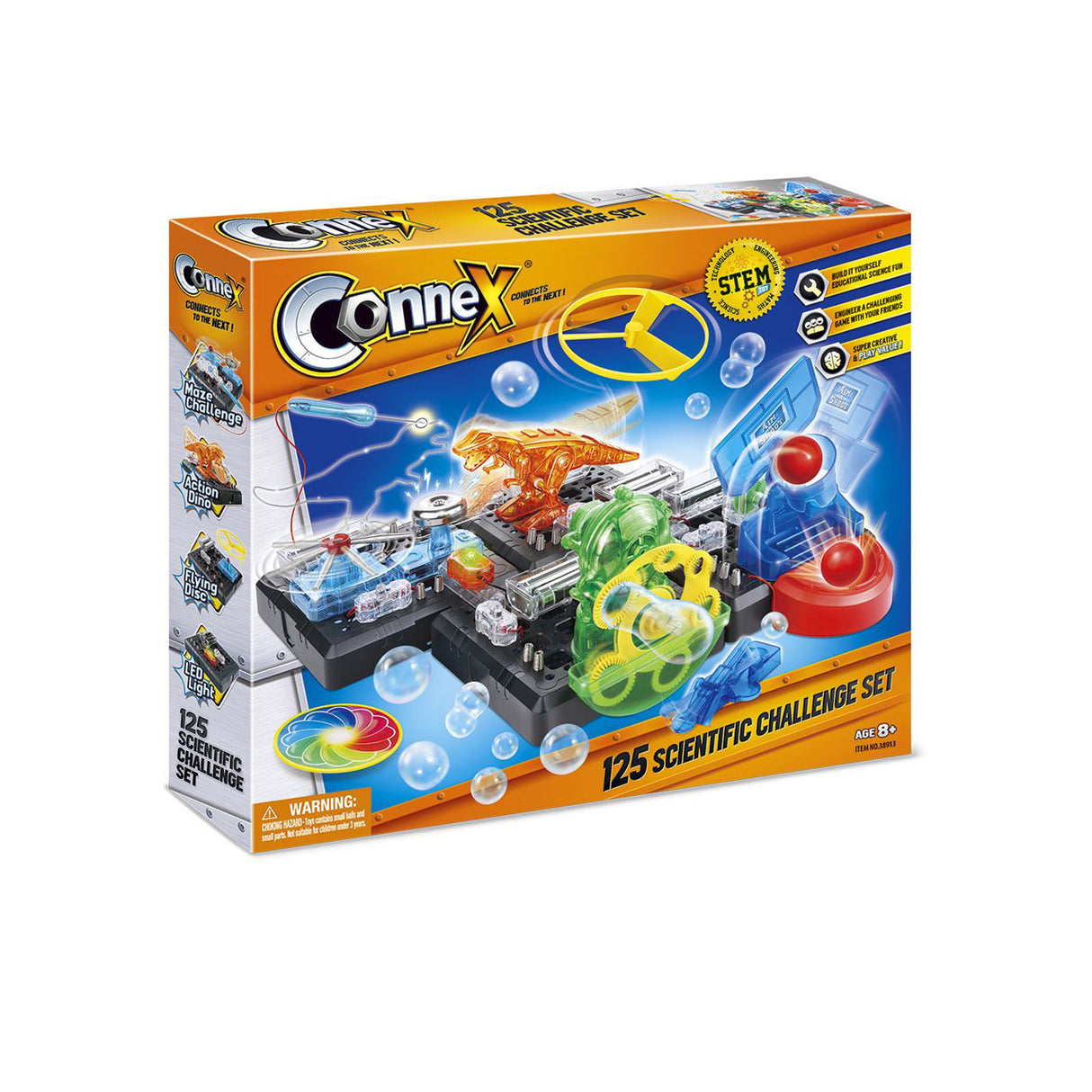 Connex 125 Scientific Challenge Set STEM Toy Build Your Own Learning Kit