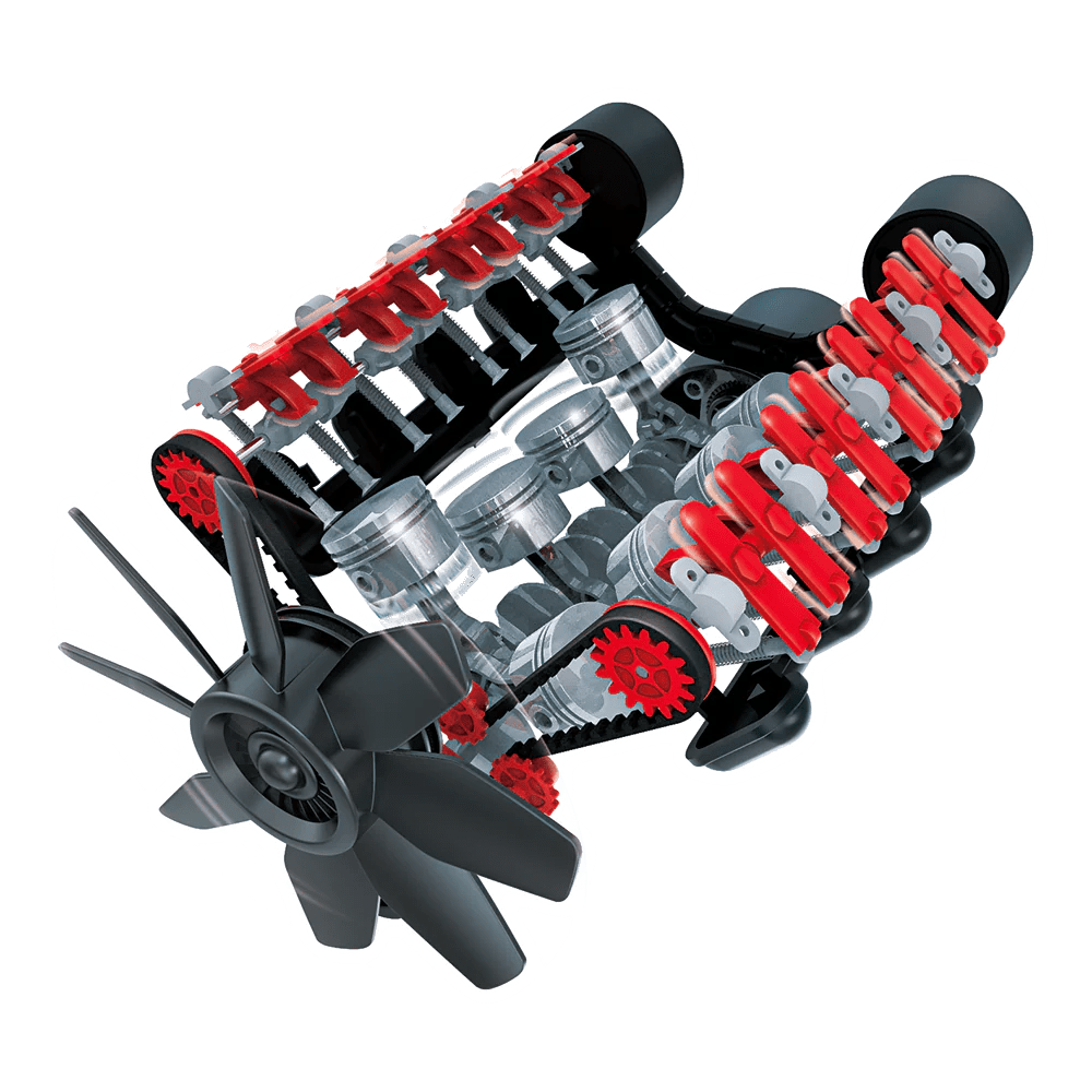 Stemnex V8 Engine Construction Kit - Build Your Own Educational STEM Toy