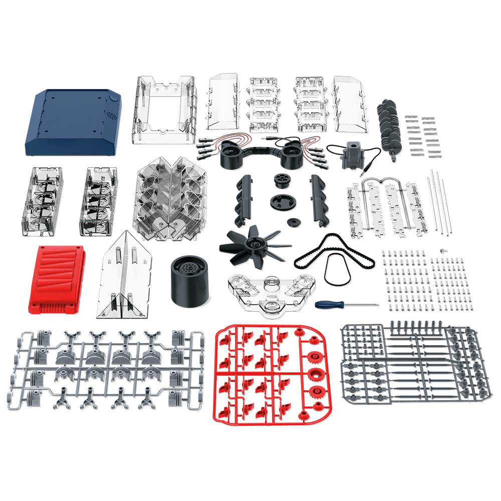 Stemnex V8 Engine Construction Kit - Build Your Own Educational STEM Toy