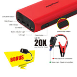 1500A JumpsPower GT Ultimate Jump Starter and Powerbank with 29600mWh Capacity