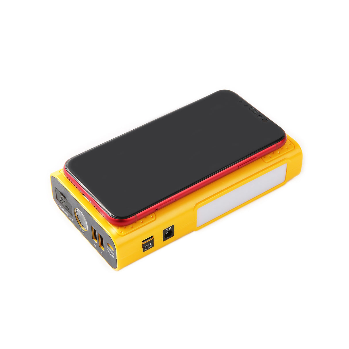 Hummer HX Pro 2000A Portable Jump Starter Power Bank with 37000mWh Capacity and LED Lights