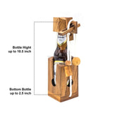 Brainteaser beer bottle mystery lock puzzle- open the lock before you can have a drink! Great party gift