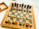 Mothers day gift Wooden Makruk traditional Thai Chess Set