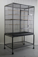 YES4PETS 140 cm Large Bird Cage Parrot Budgie Aviary With Stand