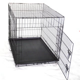 36' Portable Foldable Dog Cat Rabbit Collapsible Crate Pet Cage with Cover Blue