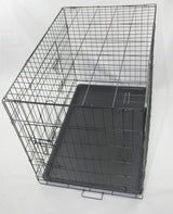 YES4PETS 42' Portable Foldable Dog Cat Rabbit Collapsible Crate Pet Cage with Cover Mat